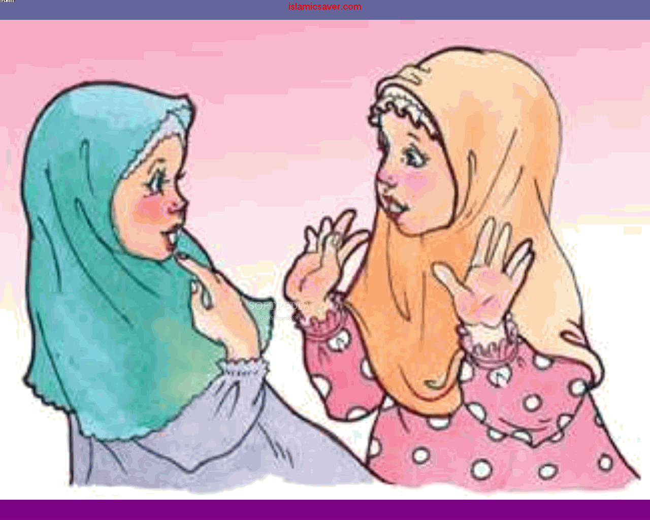Gambar Kartun Anak Perempuan Muslimah Top Gambar
